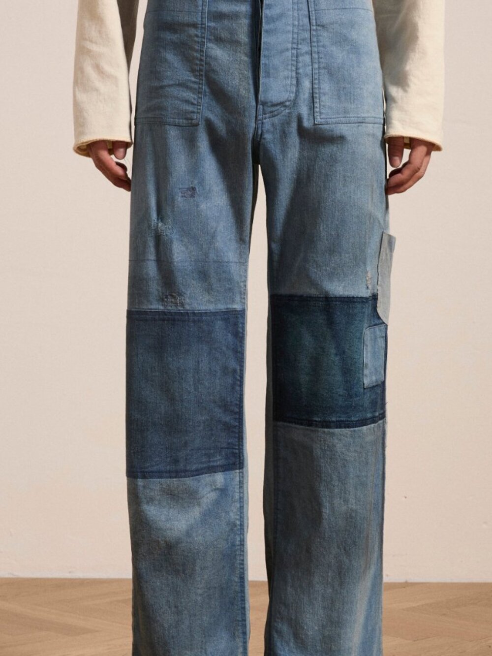 FOUND BRAND Multi Patch Painters Work Pants SZ 36